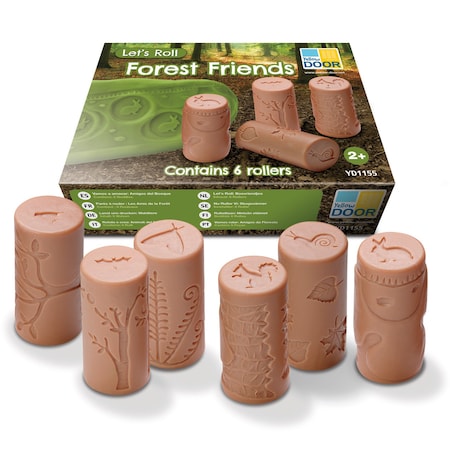 Yellow Door Lets Roll, Forest Friends Rollers, 6-Piece Set 1155